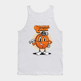 Orange clock Tank Top